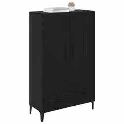 Haut Armoire Avec Tiroir Chêne Noir 70 X 31 X 115 Cm Vidaxl - Vue supplémentaire 2