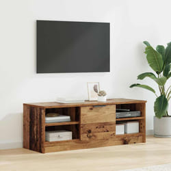 Meuble Tv Bois Ancien 102 X 35 X 36,5 Cm Bois D'Ingénierie Vidaxl