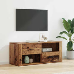 Meuble Tv Bois Ancien 100 X 35 X 40 Cm Bois D'Ingénierie Vidaxl