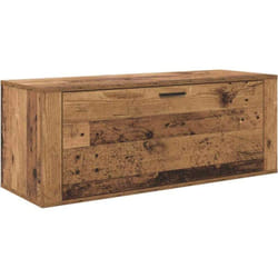 Cabinet à chaussures avec étagère Bois ancien 100 x 35 x 38 cm vidaXL