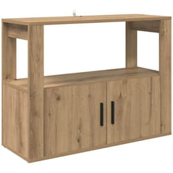 Buffet chêne artisanal 80 x 30 x 60 cm Bois d'ingénierie vidaXL