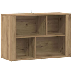 Buffet Chêne Artisanal 80 X 30 X 53 Cm Bois D'Ingénierie Vidaxl