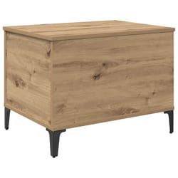 Table Basse Chêne Artisanal 60 X 44,5 X 45 Cm Bois D'Ingénierie Vidaxl
