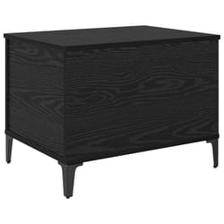 Table Basse Chêne Noir 60 X 44,5 X 45 Cm Bois D'Ingénierie Vidaxl