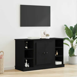 Buffet Chêne Noir 100 X 35,5 X 60 Cm Bois D'Ingénierie Vidaxl