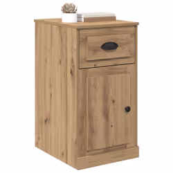 Meuble D'Appoint Chêne Artisanal 40 X 50 X 75 Cm Vidaxl - Vue supplémentaire 2