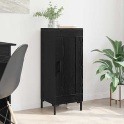Buffet Olden Chêne Noir 34,5 X 34 X 90 Cm Vidaxl