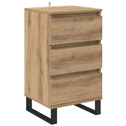 Buffet Avec Tiroir Chêne Artisanal Bois D'Ingénierie Vidaxl