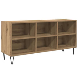 Meuble Tv Chêne Artisanal 103,5 X 30 X 50 Cm Bois D'Ingénierie Vidaxl