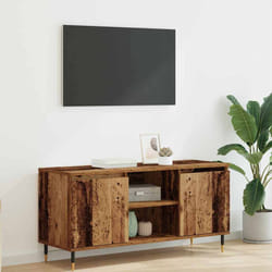 Meuble Tv Bois Ancien 104 X 35 X 50 Cm Bois D'Ingénierie Vidaxl