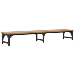 Support décran en bois - vidaXL - Chêne artisanal - 105x23x155 cm - 391 kg - Design minimaliste - Ergonomique