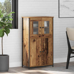 Haut Armoire Bois Ancien 62 X 32 X 106,5 Cm Bois D'Ingénierie Vidaxl