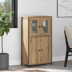 Haut Armoire Chêne Artisanal 62 X 32 X 106,5 Cm Vidaxl