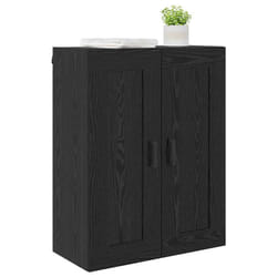 Meuble Mural Chêne Noir 69,5 X 34 X 90 Cm Bois D'Ingénierie Vidaxl