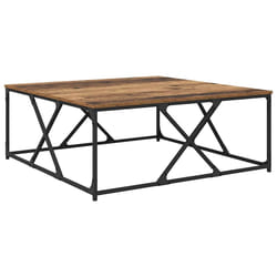 Table Basse Bois Ancien 100 X 100 X 40 Cm Bois D'Ingénierie Vidaxl
