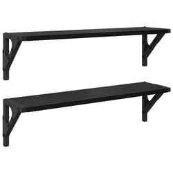 Étagères Murales 2 Pcs Chêne Noir 60 X 15 X 15,5 Cm Vidaxl