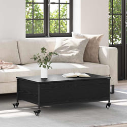 Table Basse Chêne Noir 91 X 55 X 32 Cm Bois D'Ingénierie Vidaxl