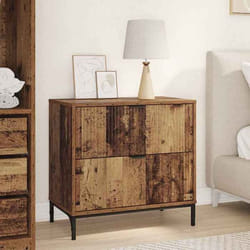 Table De Chevet Bois Ancien 63,5 X 36 X 61 Cm Bois D'Ingénierie Vidaxl