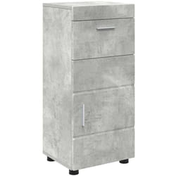 Cabinet de salle de bain TULUM Gris béton 37 x 31.5 x 82 cm vidaXL