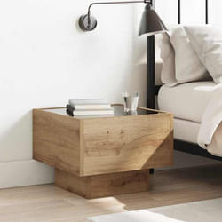 vidaXL Table Carrée Rustique - Super pour ton salon une petite table basse décorative ou meuble bas. 3394555