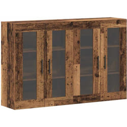 Vidaxl - Armoires Murailles 2 pcs Bois ancien 69,5 x 34 x 90 cm