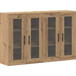 Armoires murales 2 pcs en chêne fait main 69,5 x 34 x 90 cm en bois reconstitué Vidaxl