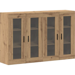 Vidaxl - Armoires murales 2 pcs en chêne artisan, 69,5 x 34 x 90 cm, en bois reconstitué.