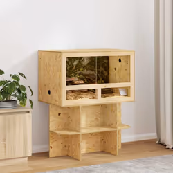 Terrarium Marron 80 X 50 X 50 Cm Osb Vidaxl