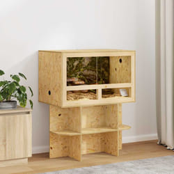 Terrarium Marron 80 X 50 X 50 Cm Osb Vidaxl