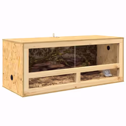 Terrarium Marron 100 X 40 X 40 Cm Osb Vidaxl - Vue supplémentaire 2