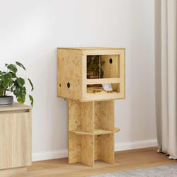 Terrarium Marron 40 X 40 X 40 Cm Osb Vidaxl