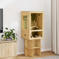 Terrarium Marron 50 X 50 X 80 Cm Osb Vidaxl