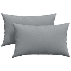 Coussins De Canapé 2 Pcs Gris Clair 50 X 30 Cm Tissu Vidaxl