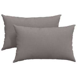 Coussins De Canapé 2 Pcs Taupe 50 X 30 Cm Tissu Vidaxl