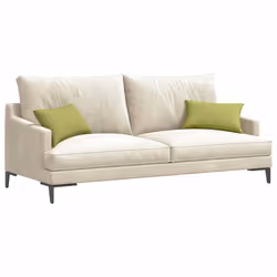 Coussins De Canapé 2 Pcs Vert Clair 50 X 30 Cm Tissu Vidaxl - Vue supplémentaire 2