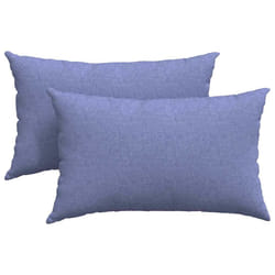 Coussins De Canapé 2 Pcs Bleu Denim 50 X 30 Cm Tissu Vidaxl