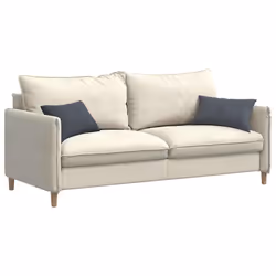 Coussins De Canapé 2 Pcs Gris Foncé 50 X 30 Cm Vidaxl - Vue supplémentaire 2