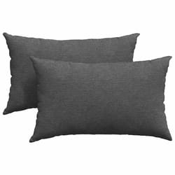 Coussins De Canapé 2 Pcs Gris Foncé 50 X 30 Cm Vidaxl