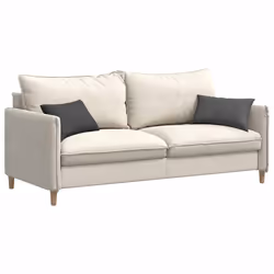 Coussins De Canapé 2 Pcs Gris Foncé 50 X 30 Cm Vidaxl - Vue supplémentaire 2