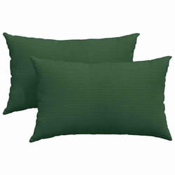 Coussins De Canapé 2 Pcs Vert Foncé 50 X 30 Cm Vidaxl