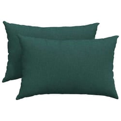 Coussins De Canapé 2 Pcs Vert Foncé 60 X 40 Cm Tissu Vidaxl