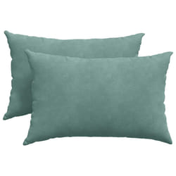 Coussins De Canapé 2 Pcs Vert Mer 60 X 40 Cm Vidaxl