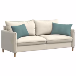 Coussins De Canapé 2 Pcs Vert Mer 60 X 40 Cm Vidaxl - Vue supplémentaire 2