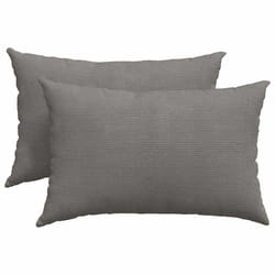 Coussins De Canapé 2 Pcs Gris Clair 60 X 40 Cm Vidaxl