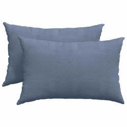Coussins De Canapé 2 Pcs Bleu 60 X 40 Cm Vidaxl