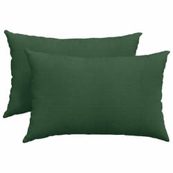Coussins De Canapé 2 Pcs Vert Foncé 60 X 40 Cm Vidaxl