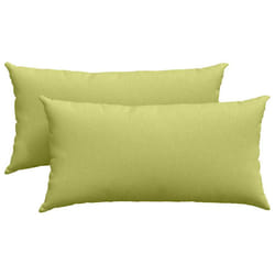 Coussins De Canapé 2 Pcs Vert Clair 80 X 40 Cm Tissu Vidaxl