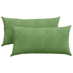 Coussins De Canapé 2 Pcs Vert Clair 80 X 40 Cm Vidaxl