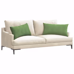 Coussins De Canapé 2 Pcs Vert Clair 80 X 40 Cm Vidaxl - Vue supplémentaire 2
