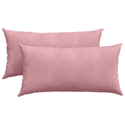 Coussins De Canapé 2 Pcs Rose 80 X 40 Cm Vidaxl